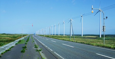 オトンルイ風力発電所。