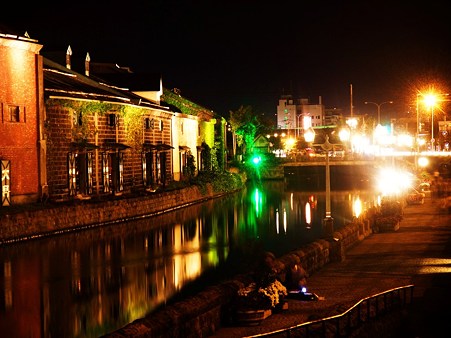 小樽の夜景。