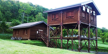 中川町の無料ログハウス。