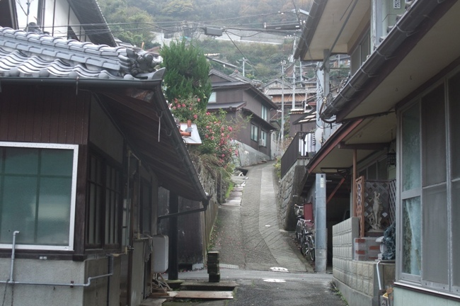 大崎上島木江の町並み