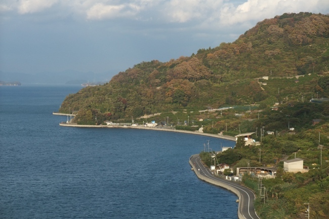 とびしま海道の橋からの風景